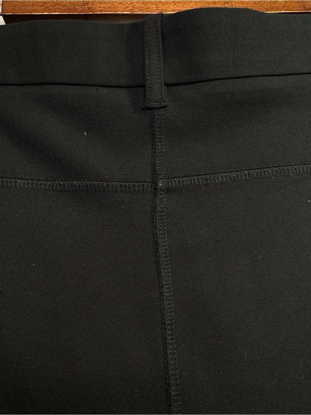 Tory Burch Black Slim Fit Stretch Ankle Pants Front Zip Pockets M Career Office